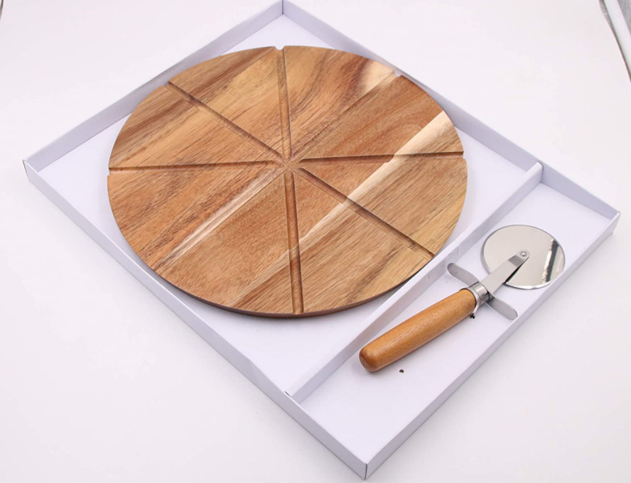 Acacia Pizza Cutting Board