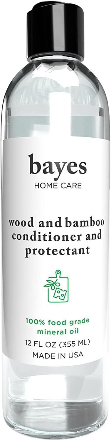 Bayes High-Performance Food Grade Mineral Oil Wood & Bamboo Conditioner and Protectant