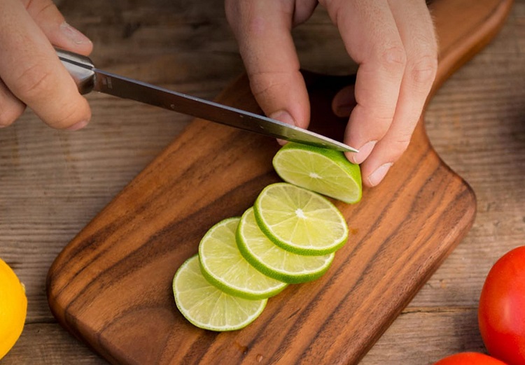 Brazos Home Organic Wood Cutting Board for Kitchen, Butcher Block, Chopping Board