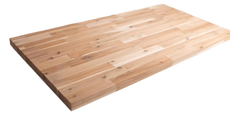 Hardwood Reflections-Unfinished Acacia 6 ft. L x 25 in. Dx 1.5 in. T Butcher Block Countertop