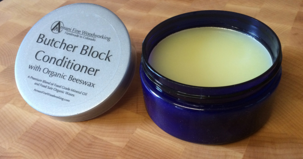 Butcher Block Conditioner with Organic Beeswax