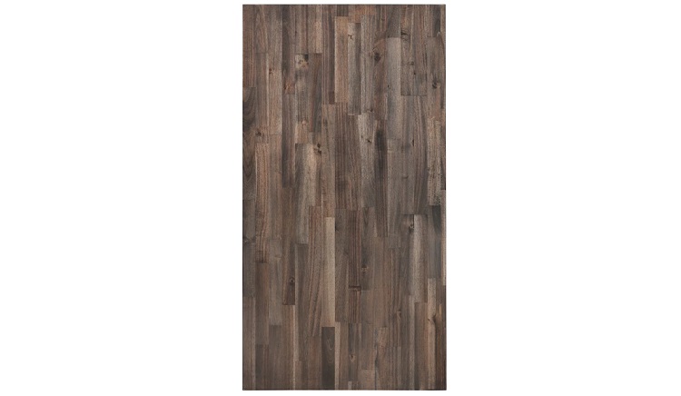 Sparrow Peak 6-ft Ebony Stained Straight Butcher Block Acacia Kitchen Countertop